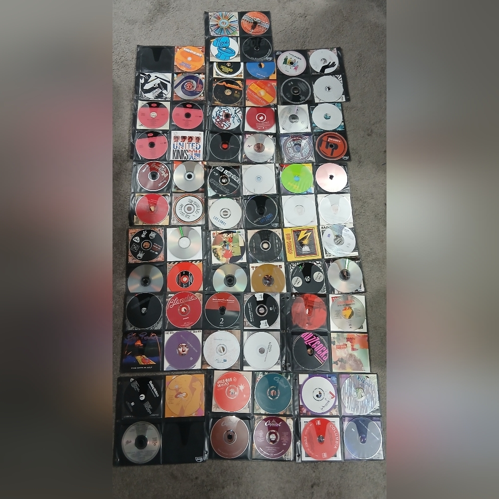 Collection of 120+ Indie Bands CDs With There Lyrics Sheets